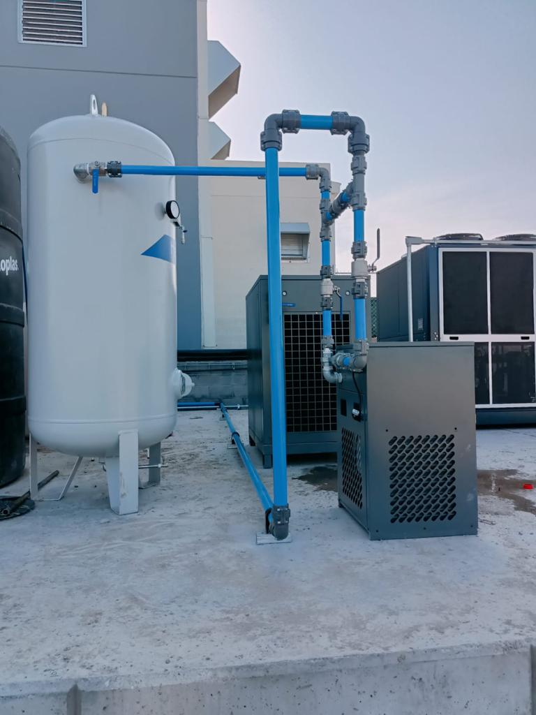 Installation of AirLite Aluminum Air Pipe for Compressors
