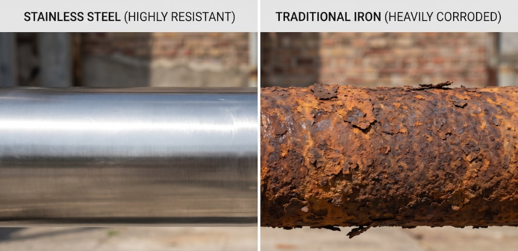 PiPress Stainless Steel Pipe VS Traditional Pipe