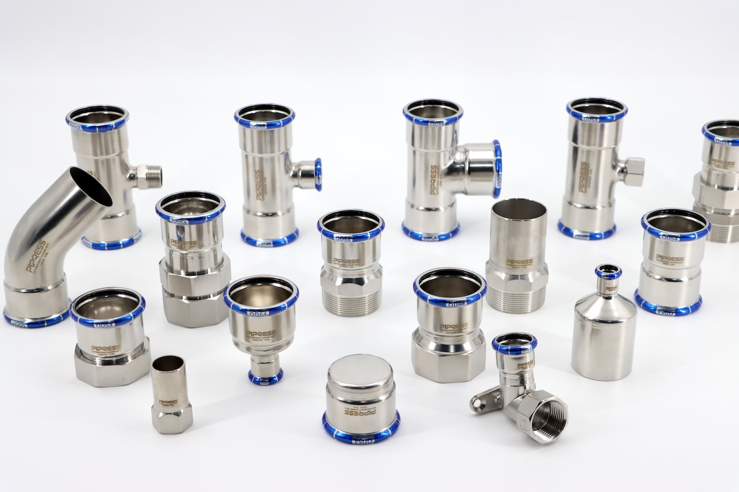 Stainless steel press fittings