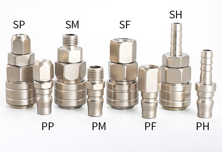 PiPress AirLite Self-Locking Quick Plugs