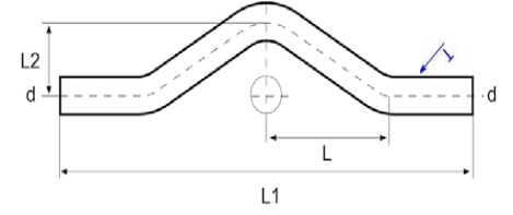 M-Profile Pipe Bridge catalogue drawing