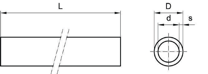 PiPress Stainless Steel Pipe for M-Profile Systems